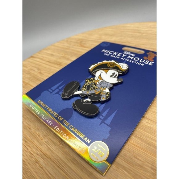 Disney Mickey Mouse Pirates Pin Main Attraction 50th Limited Edition - Picture 5 of 13
